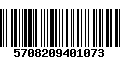 Código de Barras 5708209401073