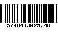 Código de Barras 5708413025348