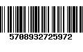 Código de Barras 5708932725972