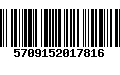 Código de Barras 5709152017816