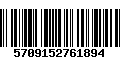 Código de Barras 5709152761894