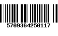 Código de Barras 5709364250117