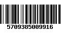 Código de Barras 5709385009916