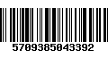 Código de Barras 5709385043392