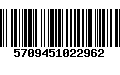 Código de Barras 5709451022962