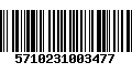 Código de Barras 5710231003477