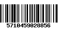 Código de Barras 5710459028856