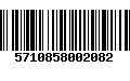 Código de Barras 5710858002082