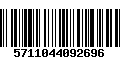 Código de Barras 5711044092696