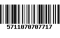 Código de Barras 5711070707717