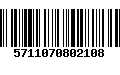 Código de Barras 5711070802108