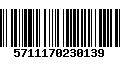 Código de Barras 5711170230139