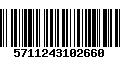 Código de Barras 5711243102660