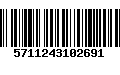 Código de Barras 5711243102691