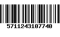 Código de Barras 5711243107740