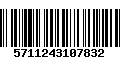 Código de Barras 5711243107832