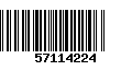 Código de Barras 57114224