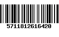 Código de Barras 5711812616420