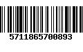 Código de Barras 5711865700893