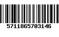 Código de Barras 5711865703146