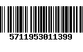 Código de Barras 5711953011399