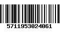 Código de Barras 5711953024061