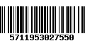 Código de Barras 5711953027550