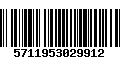 Código de Barras 5711953029912