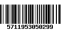 Código de Barras 5711953050299