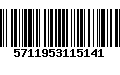 Código de Barras 5711953115141