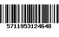 Código de Barras 5711953124648