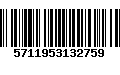 Código de Barras 5711953132759