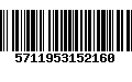 Código de Barras 5711953152160