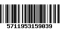 Código de Barras 5711953159039