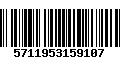 Código de Barras 5711953159107