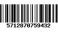 Código de Barras 5712870759432