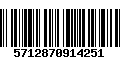 Código de Barras 5712870914251