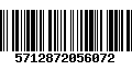 Código de Barras 5712872056072