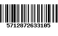 Código de Barras 5712872633105