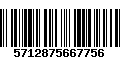 Código de Barras 5712875667756