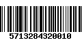 Código de Barras 5713284320010