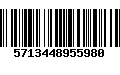 Código de Barras 5713448955980