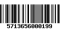 Código de Barras 5713656000199