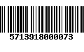 Código de Barras 5713918000073