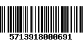 Código de Barras 5713918000691