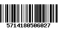 Código de Barras 5714180506027