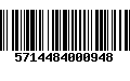 Código de Barras 5714484000948