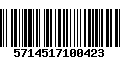 Código de Barras 5714517100423