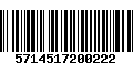 Código de Barras 5714517200222