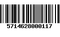 Código de Barras 5714628000117